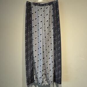 CMEO black and white wide leg pants size large